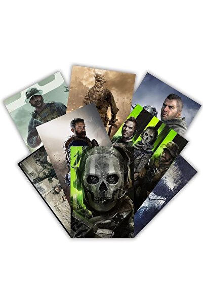 ESSESORIES Kilmila Modern Warfare 8 Game Duty Ghost Gaming Poster Wall Art Se...