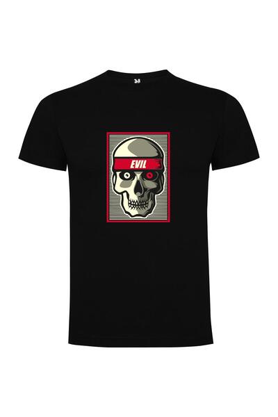 iLovePrints Evil Skull Visor Tshirt