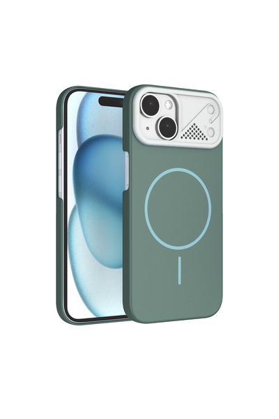 halkhouse İphone 15 Kılıf Kamera Korumalı Mage Safe Özellikli Joko Export Kapak