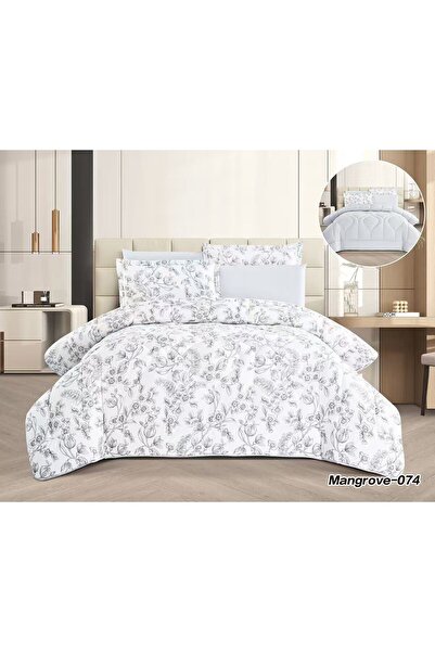 Asia Double Summer Quilt Tufted 6 Pieces |   Two Sides |   Soft Touch and Ref...