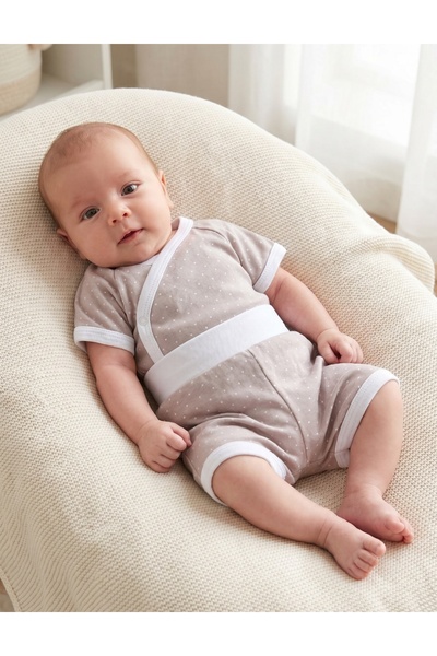 MiniKids Set baby-summer 2 piese bej