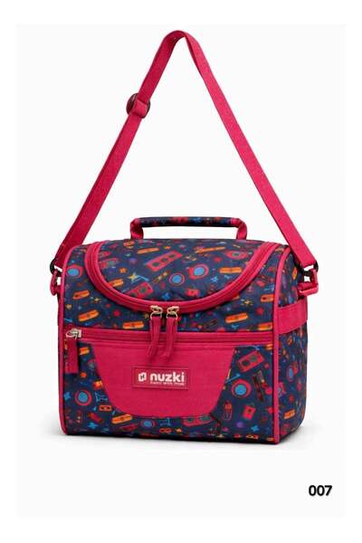 nuzki Kids Insulated Lunch bag, Cooler Bag Travel Lunch Tote Bags With Adjust...