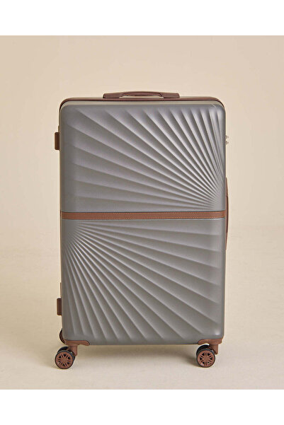 REDTAG Grey Trolley Luggage 28 Inch