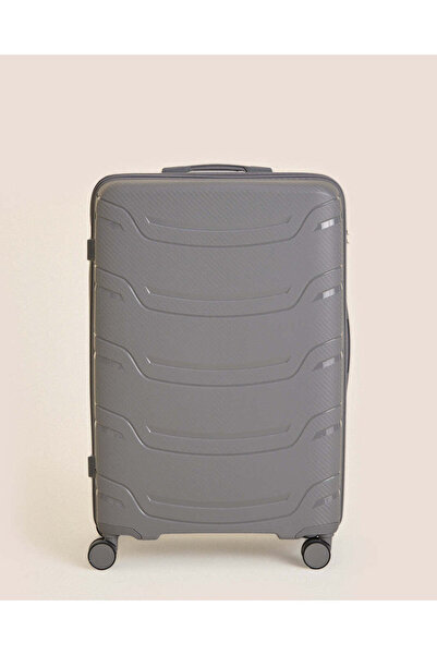 REDTAG Grey 28 Inch Hard Luggage With Tsa Lock