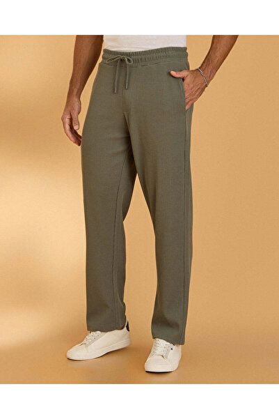 REDTAG Men Green Lounge Pants