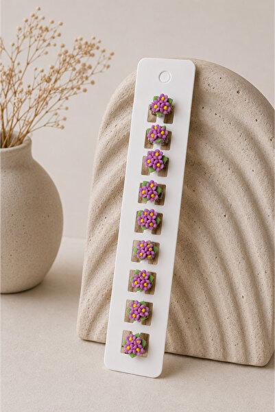 LİA CLİPS CO Hair Earrings Daisy 10Pcs