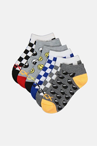 SKECHERS Printed Non-Terry Ankle Length Socks - Set of 6