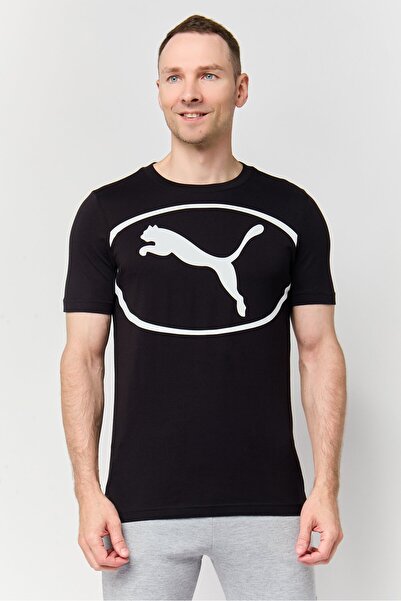 Puma Men Sportswear Fit Short Sleeve Outdoor T-Shirt, Black