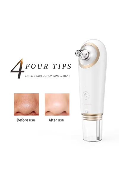 KINSEI BEAUTY جهاز تنظيف المسام بالدوران المائي للرؤوس السوداء للاستخدام المن...