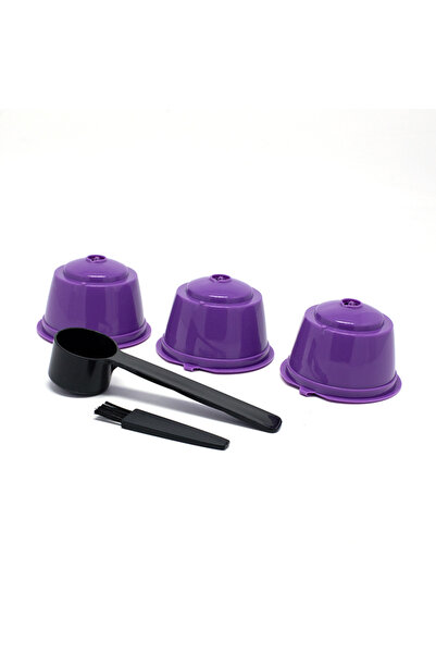 Choice9 purple 3Pcs Fit For Dolce Gusto Coffee Filter Cup Reusable Coffee Cap...