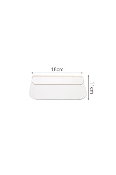 Choice 1pc Folding Wall Mounted Shelf Saving Space Foldable Storage Rack Punc...