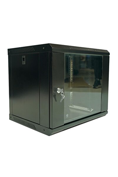AREY TEKNOLOJİ Racksan ML-6409S 9U خزانة مثبتة على الحائط (450-530-400) رف + ...
