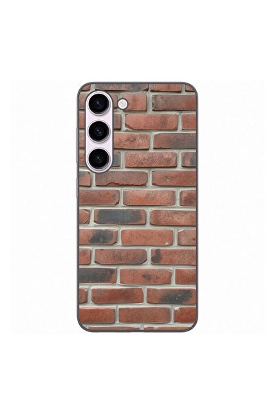 OEM Husa compatibila cu Samsung Galaxy S23 Silicon Gel Tpu Model Brick Wall