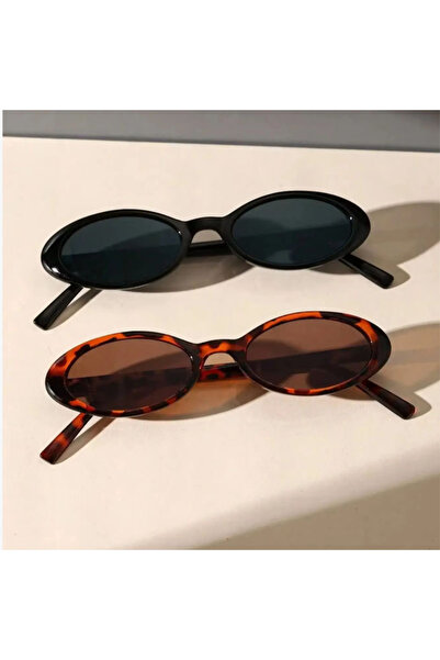 Choice MULTI 2PCS Classic Oval Small Frame Sunglasses, Fashion Decorative Sun...