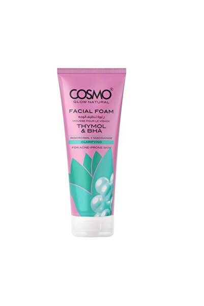 CD Cosmo Designs Cosmo Thymol & BHA Facial Foam Cleanser – Acne-Fighting, Oil...