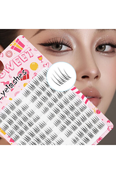 Choice S601U094-100C 100Pcs Eyelash Cluster Natural Nude Makeup Feeling Segme...