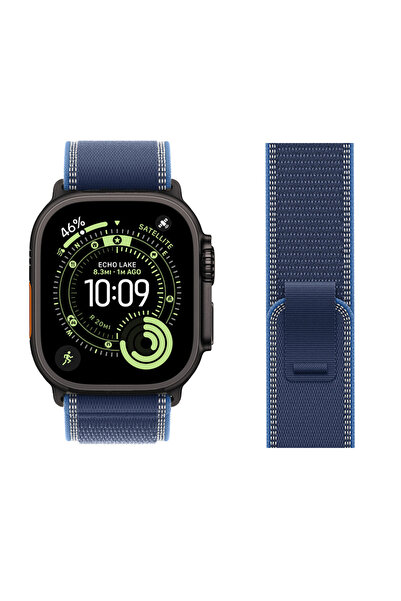 Choice33 S11-46 42 44 45 49mm Blue Bright-Black Alpine/Trail Loop Strap For W...