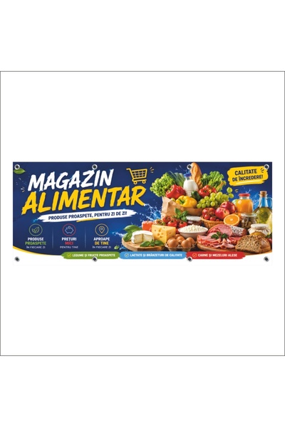 media Πανό MEDIA, μοντέλο  "Παντοπωλείο " 7, 300 x 120 εκ., εξωτερικού χώρου