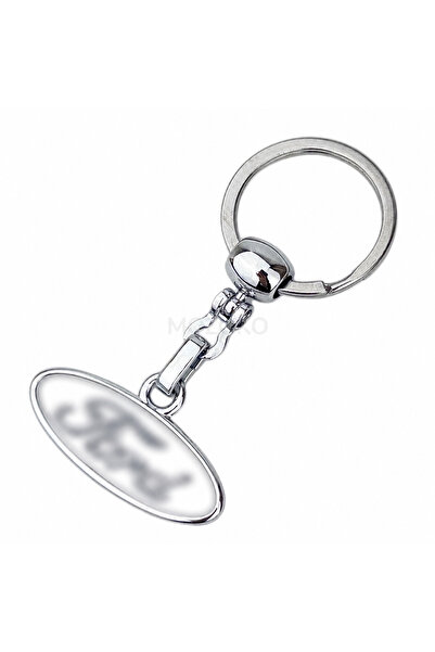 MOZOKO Breloc auto din metal de înaltă calitate, compatibil cu Ford, cu logo ...