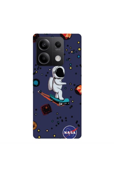 Other Xiaomi Redmi Note 13 5G Astronaut with skateboard Dark blue Colored Sil...