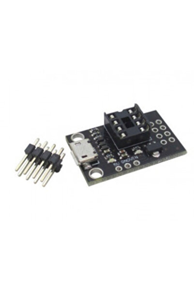 Generic لوحة تطوير وبرمجة سوداء 7A20 T42 لـ ATtiny13A/ATtiny25/ATtiny45/ATtiny85