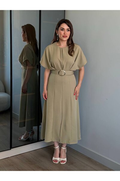 ROUPAS COLLECTİON Bianca Midi Elbise