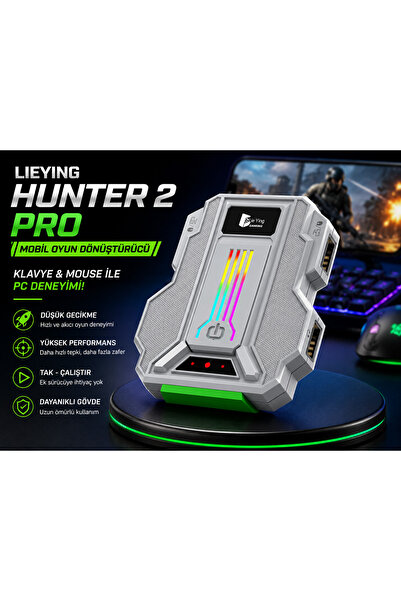 Lieying Hunter 2 Pro Mobil Oyun Dönüştürücü | Kurulum Dahil