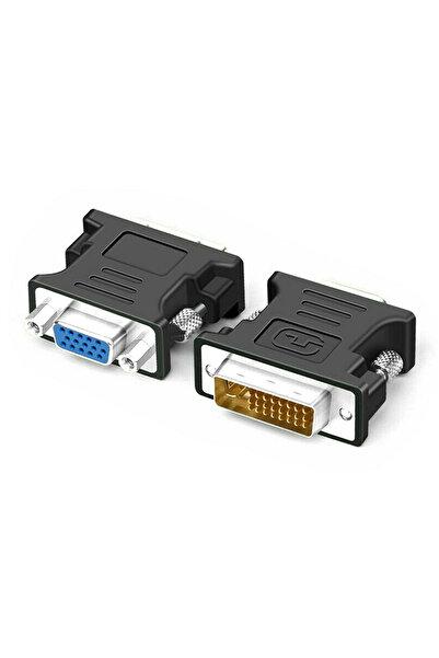 POWERTECH αντάπτορας VGA θηλυκό σε DVI 24+5 αρσενικό CAB-G035, μαύρος
