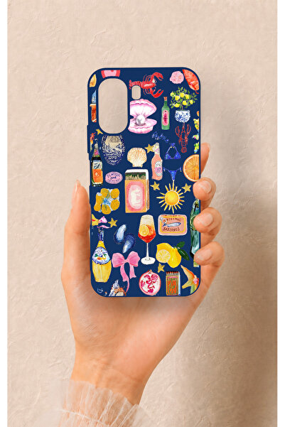 Vip Case Oppo A6T Uyumlu Summer Desenli Silikon Kılıf