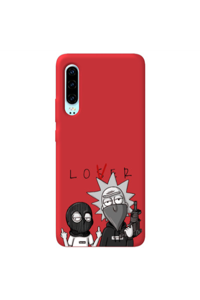 Other Huawei P30 Rick Loser Red Colored Silicone TPU Θήκη