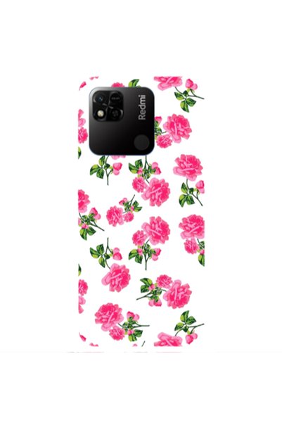 Other Xiaomi Redmi 10A Roses White Transparent Silicone TPU Θήκη