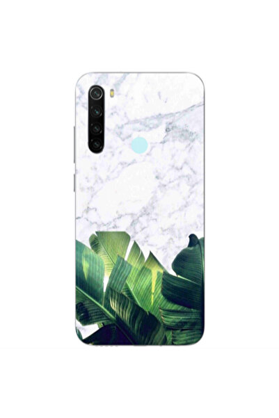 Other Xiaomi Redmi Note 8 Marble Laves Transparent Silicone TPU Θήκη