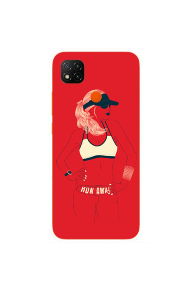 Other Xiaomi Redmi 9c Run away Transparent Silicone TPU Θήκη