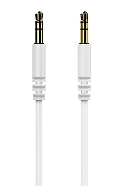 Celebrat καλώδιο ήχου 3.5mm AU-01, AUX, 1m, λευκό