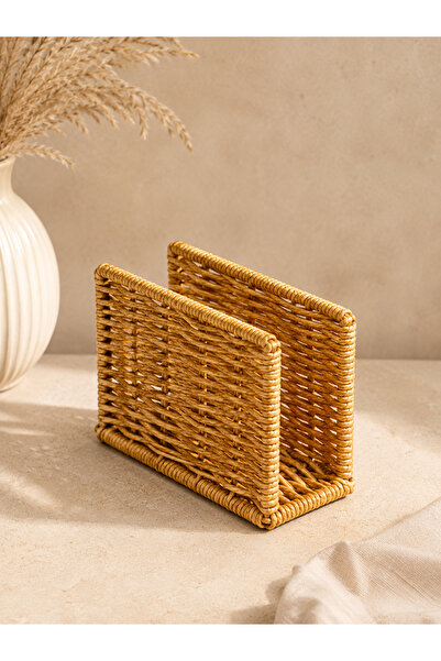 Generic Brand Wicker Napkin Holder