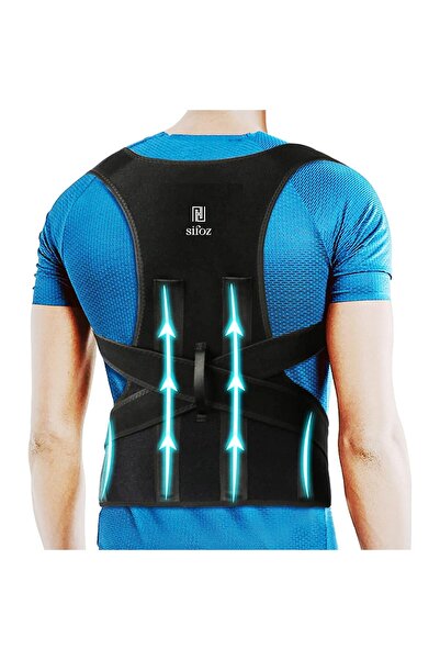 Sifoz Free Size Posture Corrector For Men And Women Back Support Belt Back Pa...