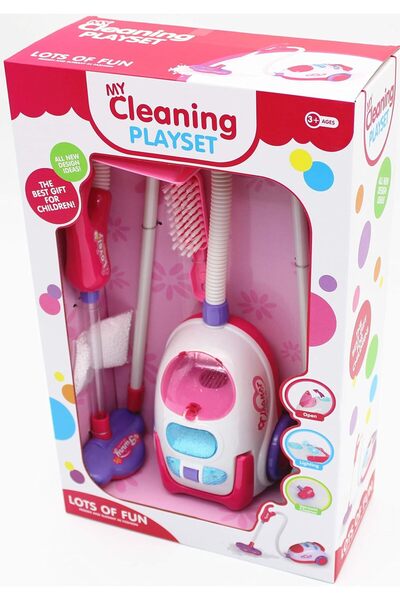 PLAYZO Children’s Vacuum Cleaner Toy with Cleaning Kit