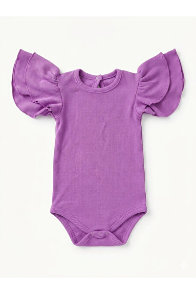 Petit Ami Βρεφικο κορμακι ριπ με βολαν στα μανικια, bodysuit