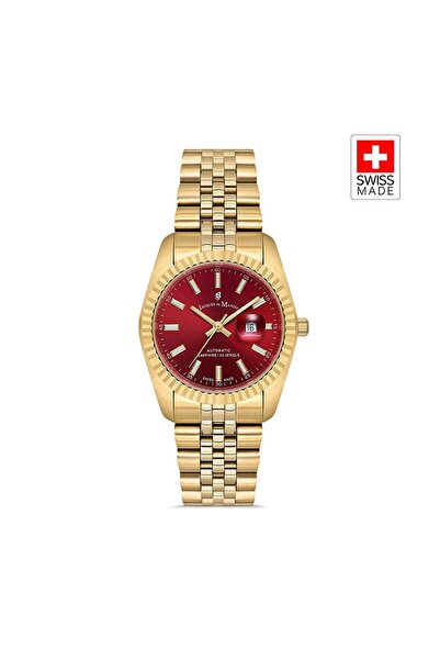 JACQUES DU MANOIR INSPIRATION JWL04121 (Sellita SW100, 25 Jewels Otomatik Mek...