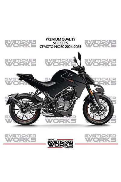 ARONA Cfmoto Nk250 Gen 2 Fairing Sticker Double Color Engine Fairing Model Re...