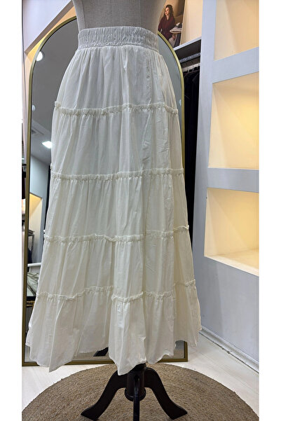 Puane تنورة طويلة من LOREEN موديل 20786 ECRU