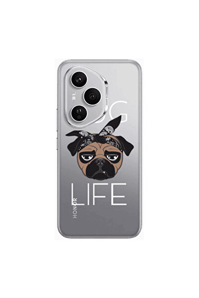 Other Honor Magic 400 Pro Pug Life Transparent Silicone TPU Θήκη