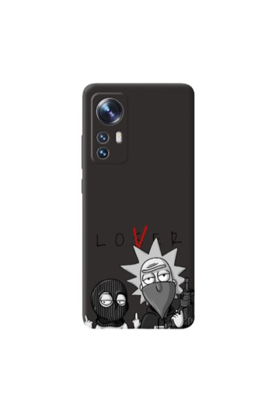 Other Xiaomi Mi 12 Pro Rick Loser Black Colored Silicone TPU Θήκη