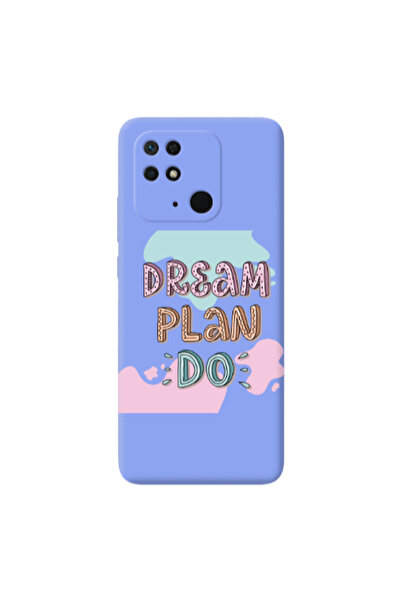 Other Xiaomi Redmi 10C Dream Plan Do Light Purple Colored Silicone TPU Θήκη