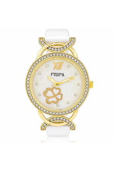 Watch Ceas pentru femei, Casual Francesca di Geneva, Alb, FF360