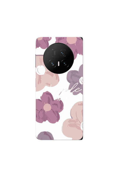 Other Honor Magic V5 Flowers 2 Transparent Silicone TPU Θήκη