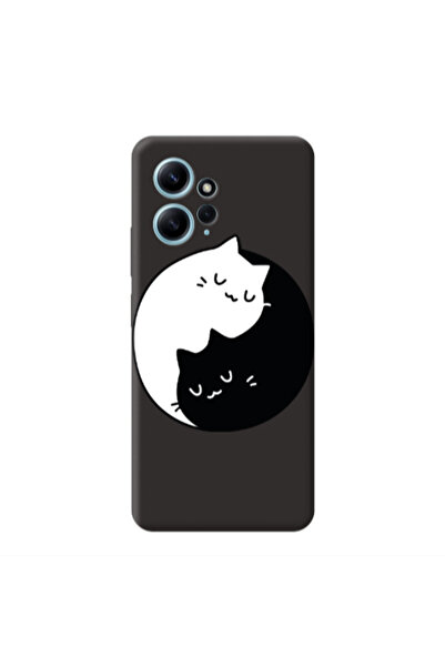 Other Xiaomi Redmi Note 12 4G Bundle of love Black Colored Silicone TPU Θήκη