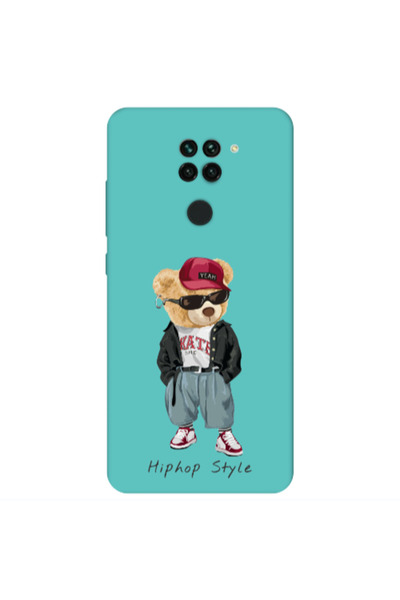 Other Xiaomi Redmi Note 9 Hip hop style Turquoise Colored Silicone TPU Θήκη