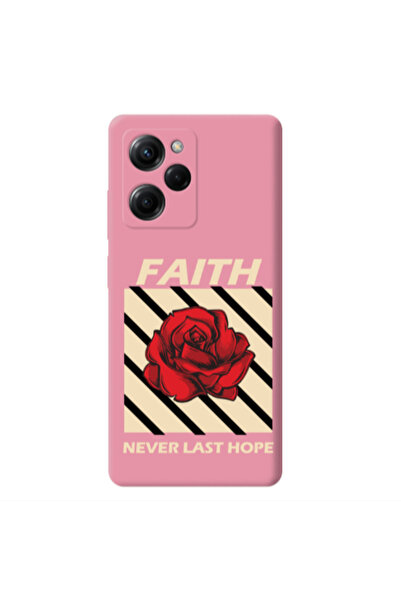 Other Xiaomi Poco X5 Pro Faith Never Last Hope Pink Colored Silicone TPU Θήκη
