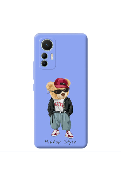 Other Xiaomi Mi 12 Lite Hip hop style Light Purple Colored Silicone TPU Θήκη
